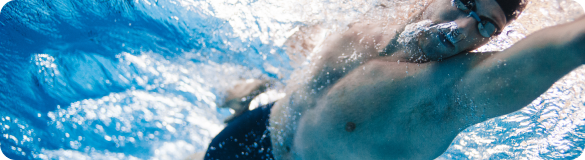 전문 수영 선수 훈련